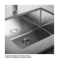 Naber Einbaubecken Corno Piu PFU4 Edelstahl