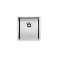 Naber Einbaubecken-Set Corno Basso 3 Edelstahl mit Küchenarmatur Arco 1 Chrom Hochdruck