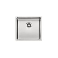 Naber Einbaubecken-Set Corno Basso 5 Edelstahl mit Küchenarmatur Arco 1 Chrom Hochdruck