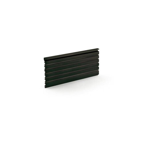 Naber Presa Lüftungsgitter, Länge 2400 mm, für Sockelhöhe 100 mm, schwarz matt