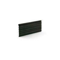 Naber Presa Lüftungsgitter, Länge 2400 mm, für Sockelhöhe 100 mm, schwarz matt