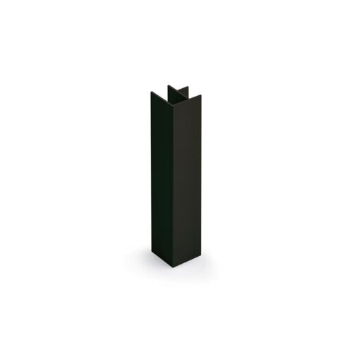 Naber Sockel-Eckblenden, H 100 mm, schwarz matt
