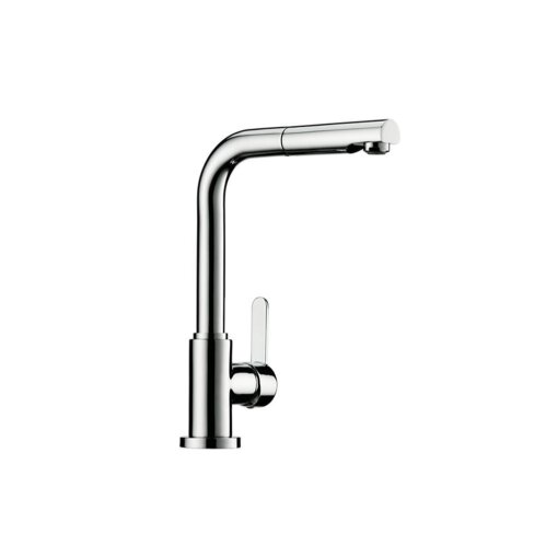 Wasserwerk Küchenarmatur Portare 2 mit ausziehbarem Auslauf chrom Hochdruck