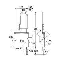 KWC Profi-Küchenarmatur Ono Highflex 2