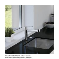 KWC Küchenarmatur Domo 6 Fensterarmatur mit herausziehbarer Schlauchbrause chrom Hochdruck