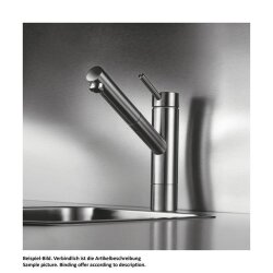 KWC Küchenarmatur Inox 4 mit ausziehbarem Auslauf Edelstahl Hochdruck