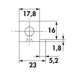 Naber Cubo Streben Set, schwarz matt