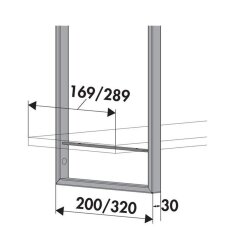 Naber YouK Regalsystem, T 320 mm