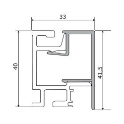 Linero MosaiQ Profilleisten-Set, Relingsystem
