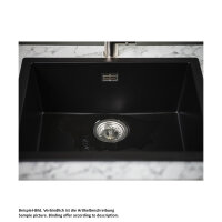 Reginox Einbaubecken Amsterdam 50, Regi-Granit Pure Black