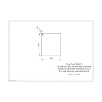 Reginox Clean & Care Einbaubecken New York 34x40 KG-CC