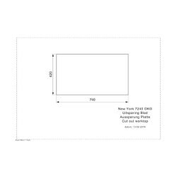 Reginox Clean & Care Einbaubecken New York 72x40 KG-CC