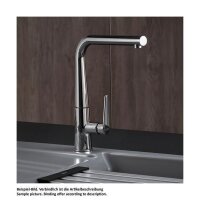 Systemceram Küchenarmatur TONO Edelstahlfinish