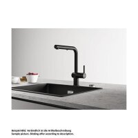 Franke Küchenarmatur Active L mit Auszugsbrause umstellbar Oberfläche Black Matt