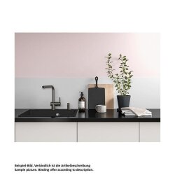 Franke Küchenarmatur Atlas Neo mit ausziehbaren Auslauf Oberfläche Industrial Black