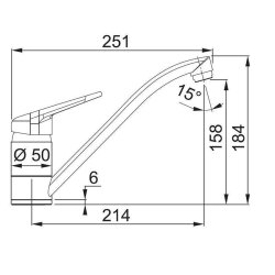 Franke Küchenarmatur Novara Plus Festauslauf |...