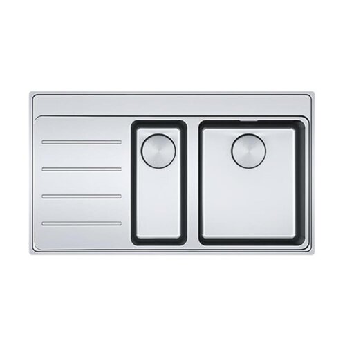 Franke Einbauspüle Mythos MYX 251 A Edelstahl, Becken rechts