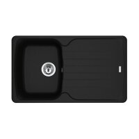 Franke Einbauspüle Antea AZG 611-86 Fragranit Black Matt