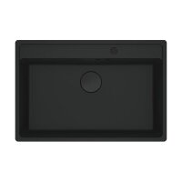 Franke Einbaubecken Maris MRG 610-72 A Fragranit Black Matt - Black Collection Excenterbetätigung
