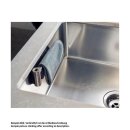 Happy Sinks Spültuch-Halter, magnetisch, Edelstahl
