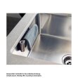 Happy Sinks Spültuch-Halter, magnetisch, Edelstahl