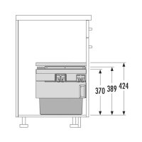 Hailo Abfallsammler 3608471 Cargo Synchro 450 18/18