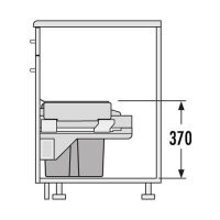 Hailo Abfallsammler 3610681 Cargo Soft short 600 20/10/10/D