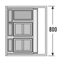 Hailo Abfallsammler 3630801 XXL 800 18/D/18/D/12/P/P/P