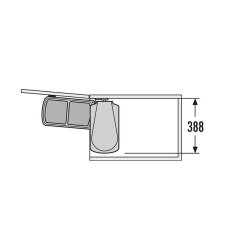 Hailo Abfallsammler Duo 8/8