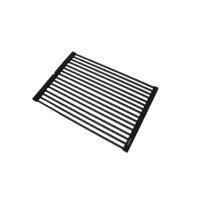 Caressi Rollmatte CAFDMBK/BK Edelstahl Anthrazit, Einfassung schwarz