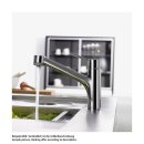 hansgrohe Küchenarmatur 170 Talis M52 | ausziehbarer Schlauch mit Brausefunktion | Niederdruck | Chrom