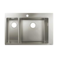 hansgrohe Einbauspüle 180/450 S711-F655 | Edelstahl