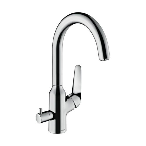 hansgrohe Küchenarmatur 220 Focus M42 | mit Geräteabsperrventil | Chrom