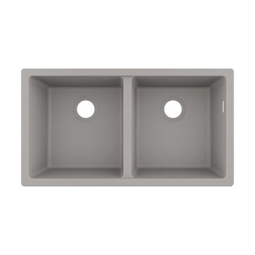 hansgrohe Unterbauspüle 370/370 S510-U770 | Betongrau