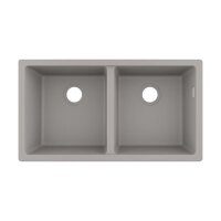 hansgrohe Unterbauspüle 370/370 S510-U770 | Betongrau