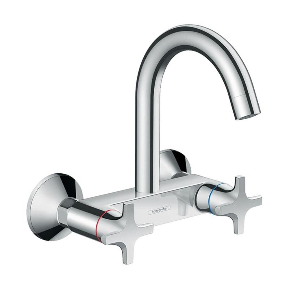 hansgrohe Wandarmatur Logis M32 | Highspout | Zweigriffarmatur | Chrom online kaufen
