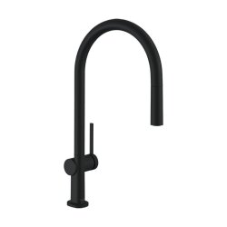 hansgrohe Küchenarmatur 210 Talis M54 | ausziehbarer Auslauf | mit Schlauchbox (sBox) | Mattschwarz