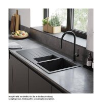 hansgrohe Küchenarmatur 210 Talis M54 | ausziehbarer Auslauf | mit Schlauchbox (sBox) | Mattschwarz