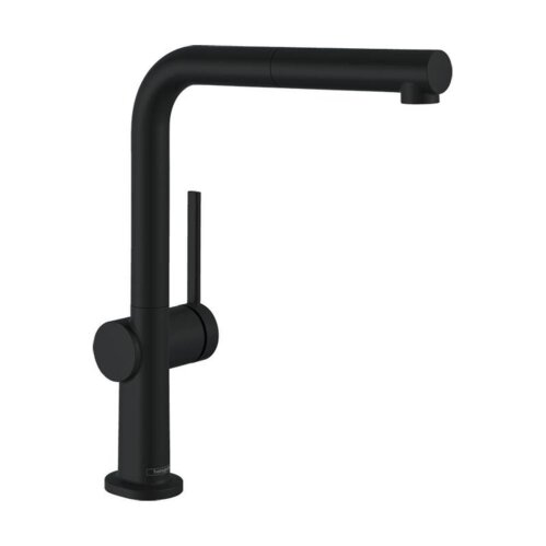 hansgrohe Küchenarmatur 270 Talis M54 | ausziehbarer Auslauf | Mattschwarz