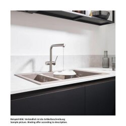 hansgrohe Küchenarmatur 270 Talis M54 | mit Geräteabsperrventil | Edelstahl Finish