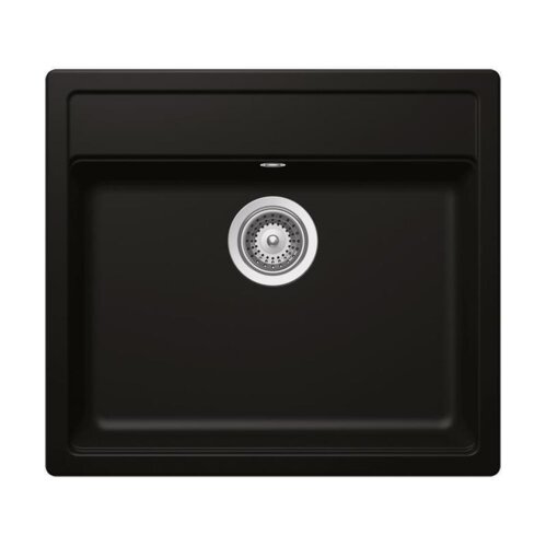 Schock Einbaubecken Cristadur Mono N-100 A Green Line Night NGT Exzenterbedienung