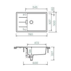Schock Einbauspüle Cristadur Tia D-100LS A