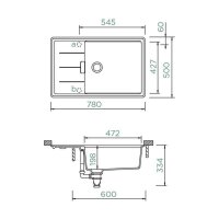Schock Unterbauspüle Cristadur Tia D-100LS U