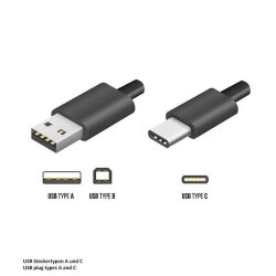 EVOline BackFlip Einbausteckdosenelement, mit 2 Schukosteckdosen + USB-Typ-C Charger