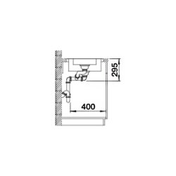 BLANCO Einbauspüle LANTOS II 6 S-IF Edelstahl Bürstfinish