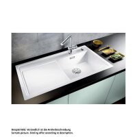 BLANCO Einbauspüle ZENAR XL 6 S-F Silgranit flächenbündig, InFino anthrazit | Becken rechts