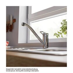 BLANCO Küchenarmatur BLANCOWEGA II Einhebelmischer Chrom | Niederdruck