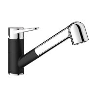 BLANCO Küchenarmatur BLANCOWEGA-S II SILGRANIT-Look Einhebelmischer | Ausziehbare Schlauchbrause | Hochdruck