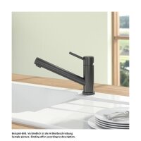 Villeroy & Boch Küchenarmatur Como Shower Window Vor-Fenster-Armatur Anthracite | Hochdruck