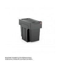 Hailo Abfallsammler 3666851 Tandem 15/15 Black Edition